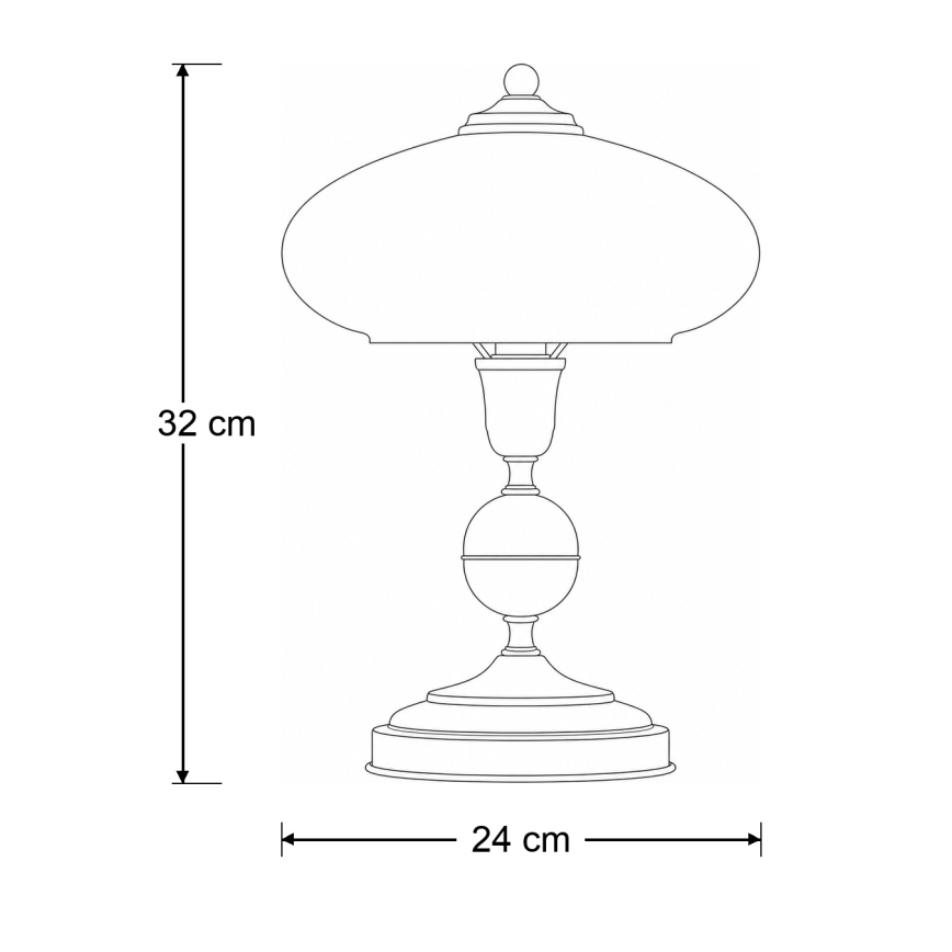 BRILAGI - Galda lampa MOLLERO 1xE14/11W/230V bronza/patīna