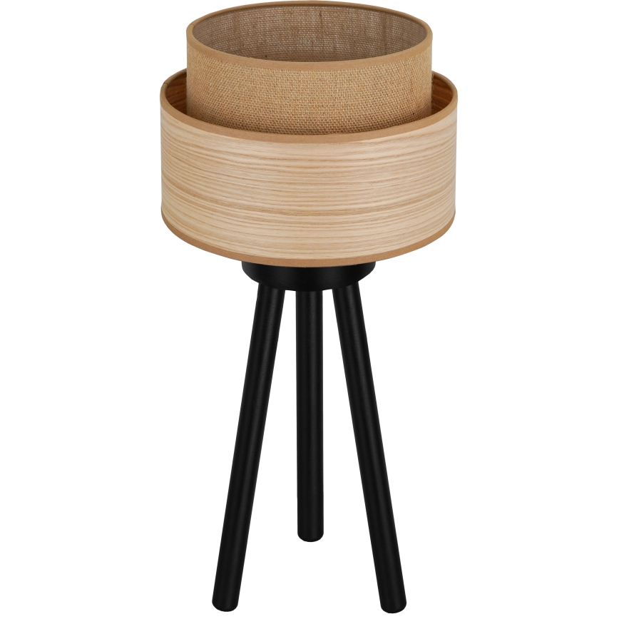 Brilagi - Galda lampa MONTANA BOHO 1xE27/15W/230V brūna/melna