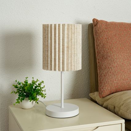 Brilagi - Galda lampa NORDIC WAVE 1xE27/15W/230V lina/balta