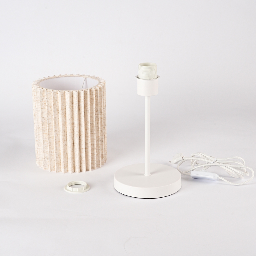 Brilagi - Galda lampa NORDIC WAVE 1xE27/15W/230V lina/balta