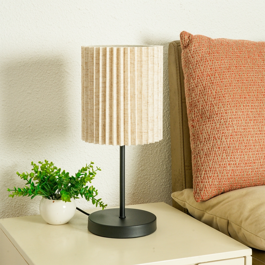 Brilagi - Galda lampa NORDIC WAVE 1xE27/15W/230V lina/melna