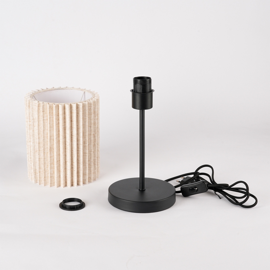 Brilagi - Galda lampa NORDIC WAVE 1xE27/15W/230V lina/melna