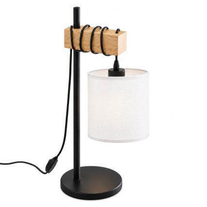 BRILAGI - Galda lampa NUBILA 1xE27/40W/230V brūna/melna/balta