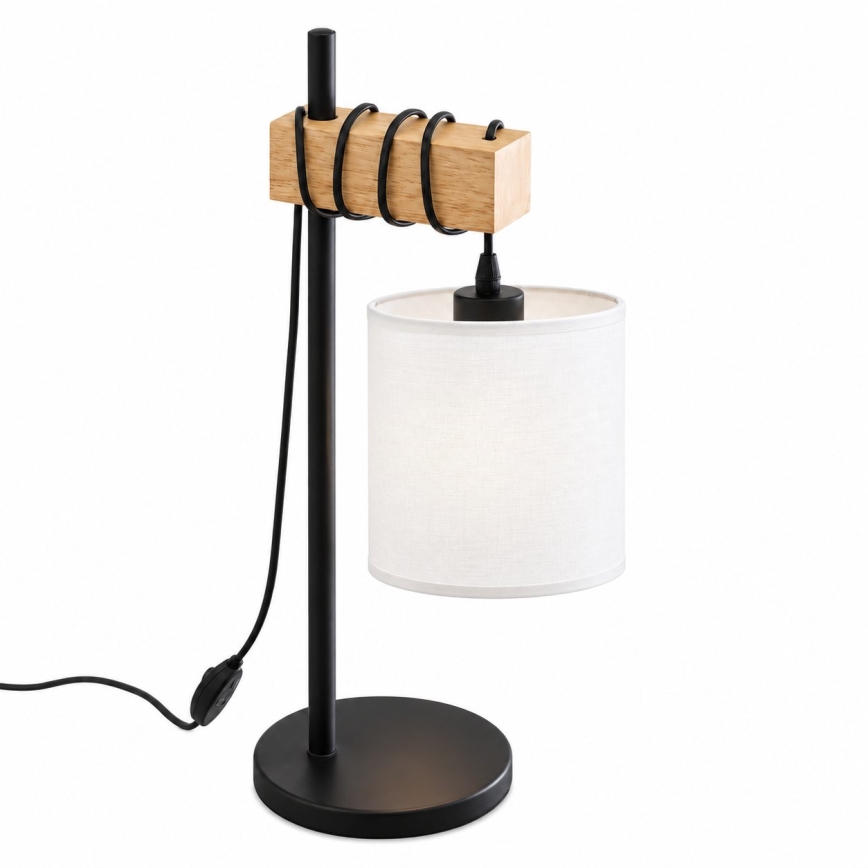 BRILAGI - Galda lampa NUBILA 1xE27/40W/230V brūna/melna/balta