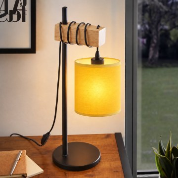 BRILAGI - Galda lampa NUBILA 1xE27/40W/230V brūna/melna/dzeltena