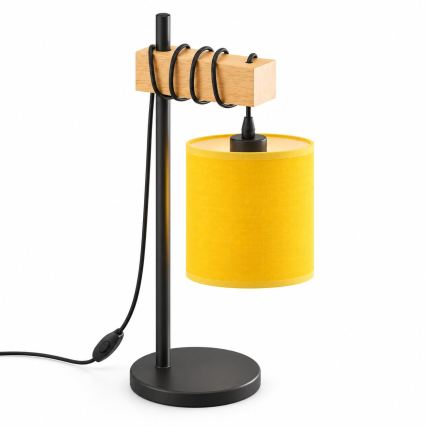 BRILAGI - Galda lampa NUBILA 1xE27/40W/230V brūna/melna/dzeltena