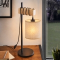 BRILAGI - Galda lampa NUBILA 1xE27/40W/230V brūna/melna/gaiši brūna