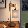 BRILAGI - Galda lampa NUBILA 1xE27/40W/230V brūna/melna/gaiši pelēka