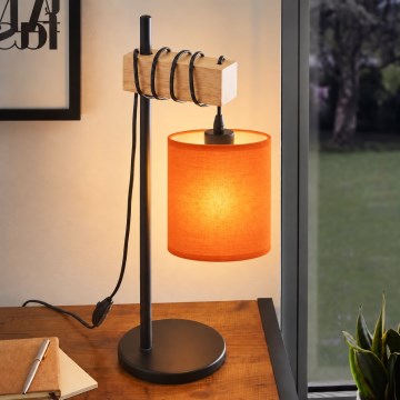 BRILAGI - Galda lampa NUBILA 1xE27/40W/230V brūna/melna/oranža