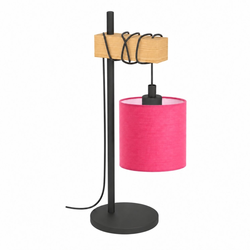 BRILAGI - Galda lampa NUBILA 1xE27/40W/230V brūna/melna/rozā
