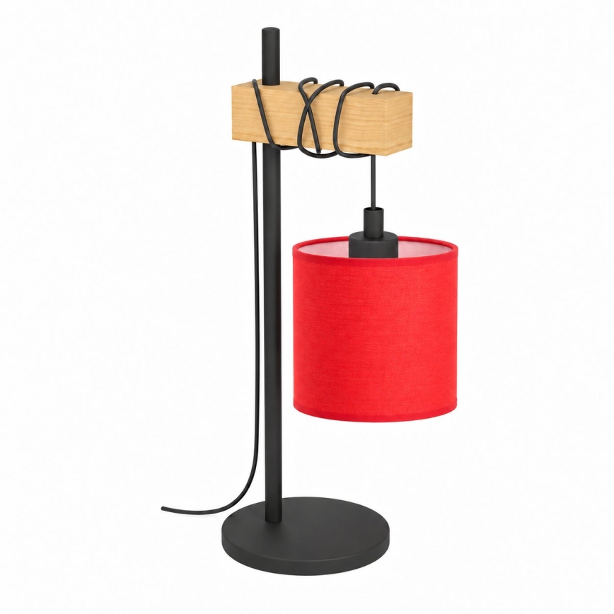 BRILAGI - Galda lampa NUBILA 1xE27/40W/230V brūna/melna/sarkana