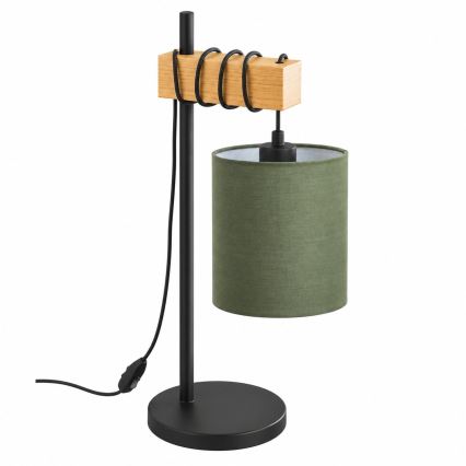 BRILAGI - Galda lampa NUBILA 1xE27/40W/230V brūna/melna/zaļa