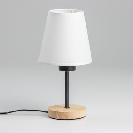 Brilagi - Galda lampa NUBILA WOOD 1xE27/25W/230V ozols/balta