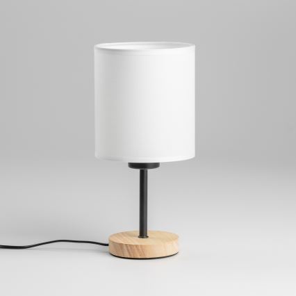 Brilagi - Galda lampa NUBILA WOOD 1xE27/25W/230V ozols/balta