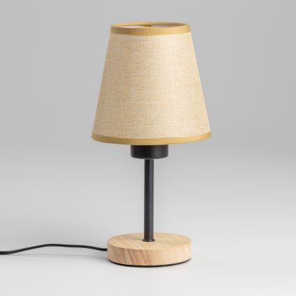 Brilagi - Galda lampa NUBILA WOOD 1xE27/25W/230V ozols/gaiši brūna