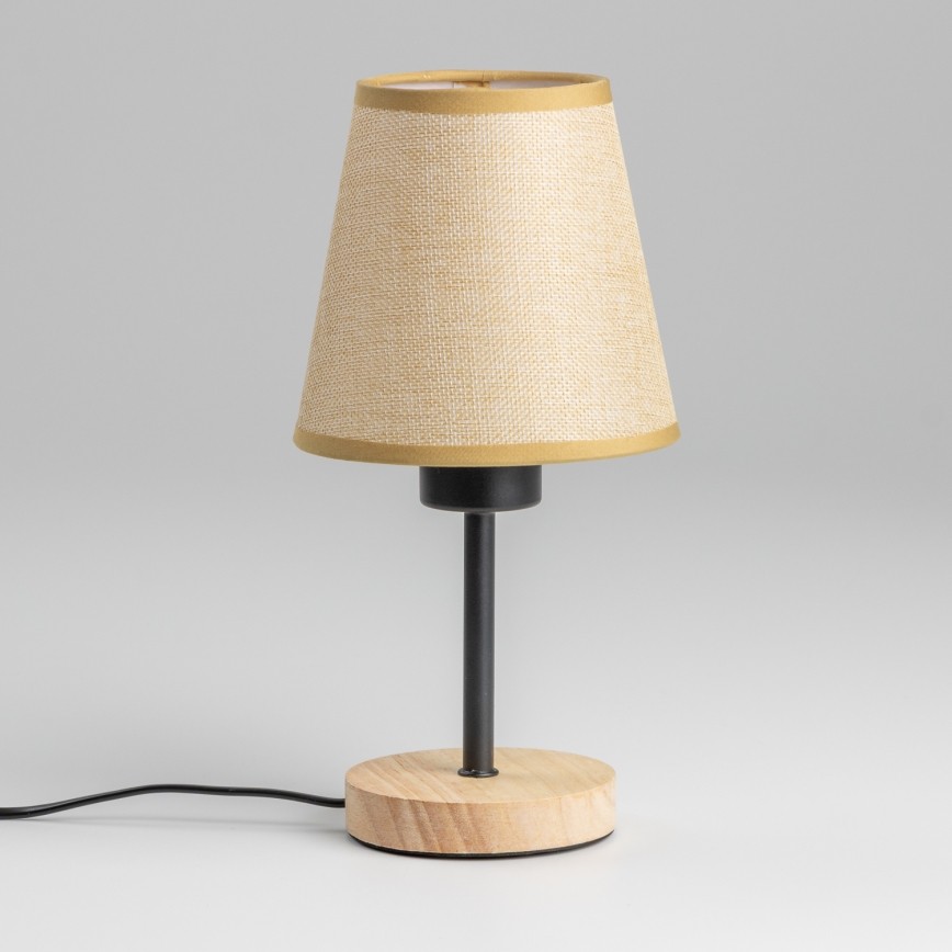 Brilagi - Galda lampa NUBILA WOOD 1xE27/25W/230V ozols/gaiši brūna