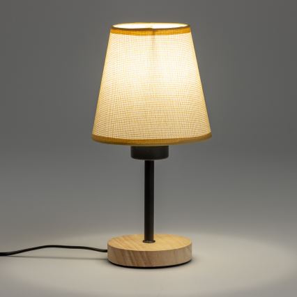 Brilagi - Galda lampa NUBILA WOOD 1xE27/25W/230V ozols/gaiši brūna