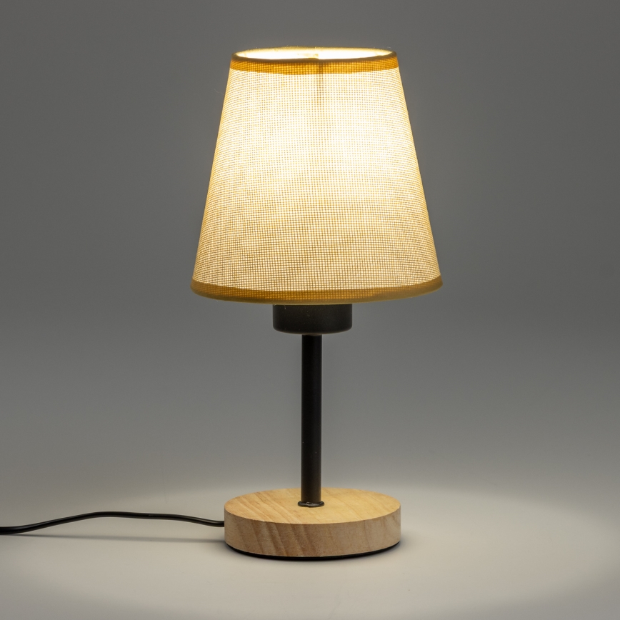 Brilagi - Galda lampa NUBILA WOOD 1xE27/25W/230V ozols/gaiši brūna