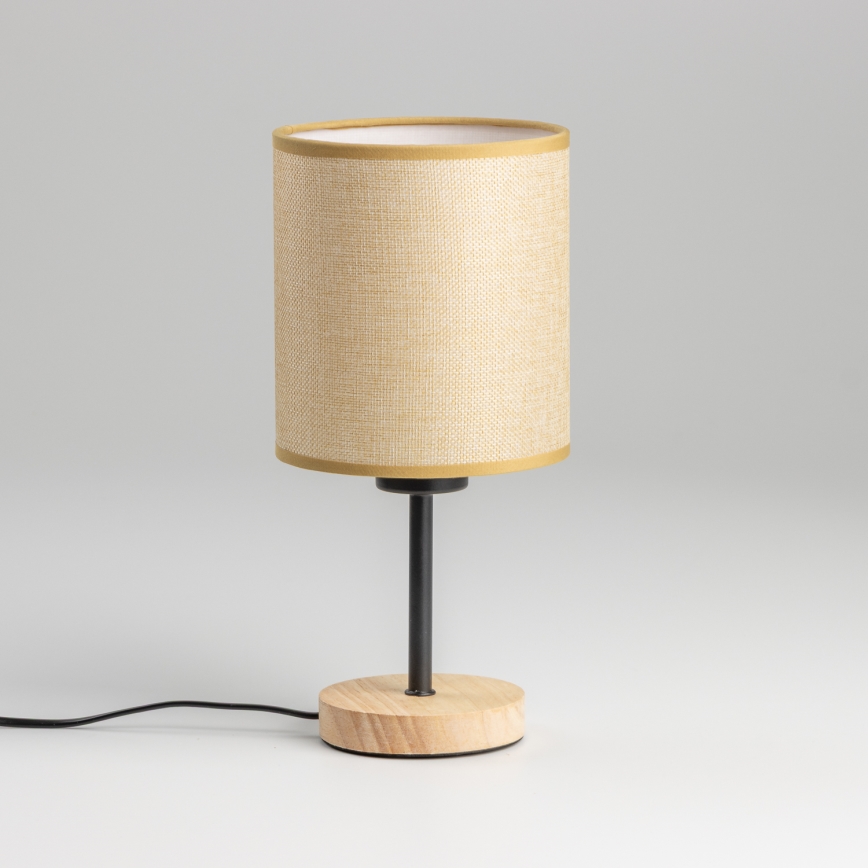 Brilagi - Galda lampa NUBILA WOOD 1xE27/25W/230V ozols/gaiši brūna