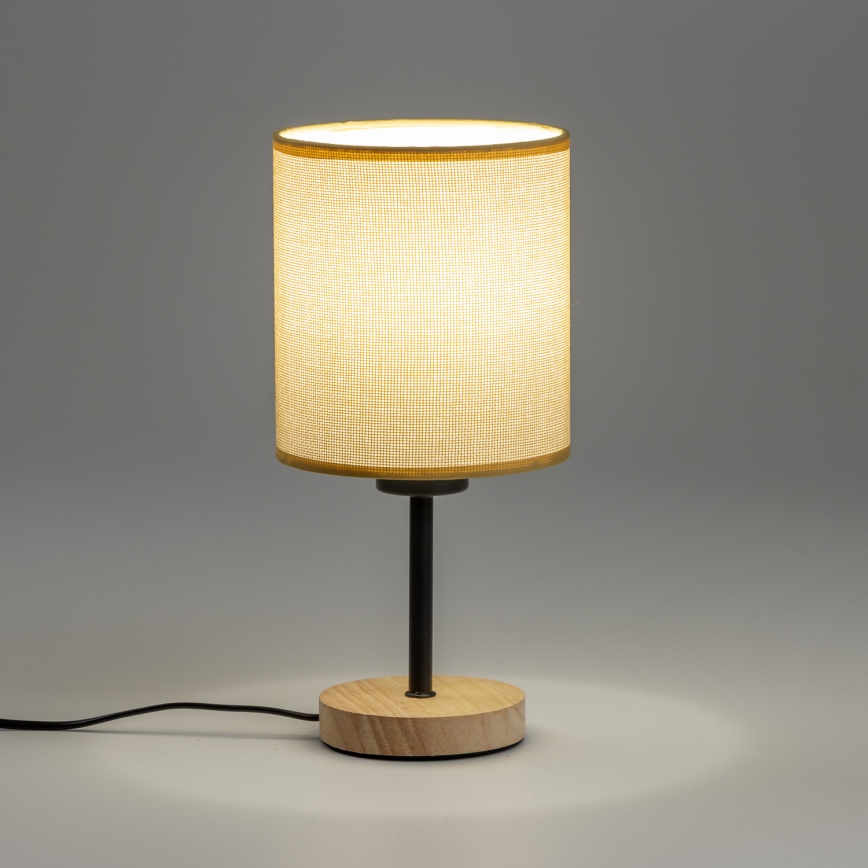 Brilagi - Galda lampa NUBILA WOOD 1xE27/25W/230V ozols/gaiši brūna