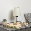 Brilagi - Galda lampa NUBILA WOOD 1xE27/25W/230V ozols/krēmkrāsa