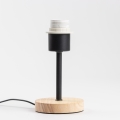 BRILAGI - Galda lampa NUBILA WOOD 1xE27/25W/230V ozols/melna