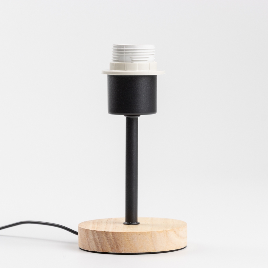 Brilagi - Galda lampa NUBILA WOOD 1xE27/25W/230V ozols/sarkana