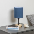 Brilagi - Galda lampa NUBILA WOOD 1xE27/25W/230V ozols/tumši zila