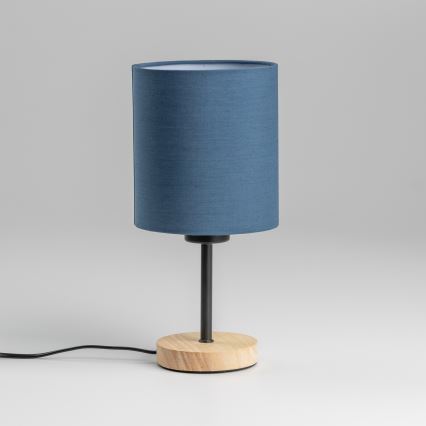 Brilagi - Galda lampa NUBILA WOOD 1xE27/25W/230V ozols/tumši zila