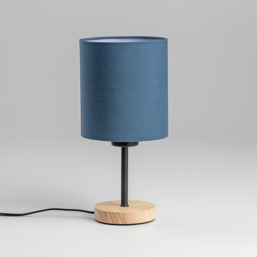 Brilagi - Galda lampa NUBILA WOOD 1xE27/25W/230V ozols/tumši zila