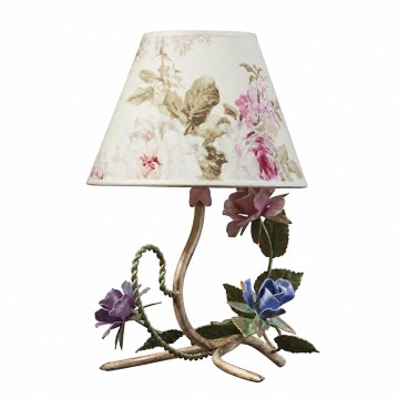 BRILAGI - Galda lampa ROMANCE 1xE14/40W/230V daudzkrāsaina/bēša/patināta