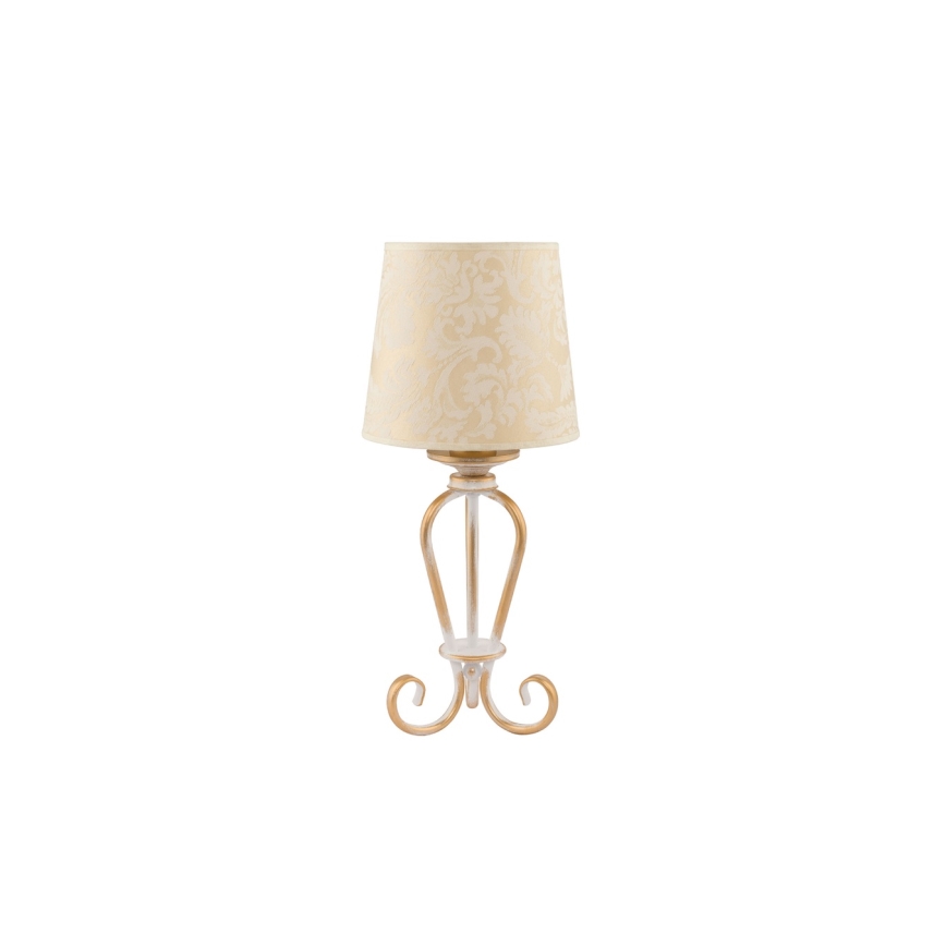 BRILAGI - Galda lampa SONIA 1xE27/15W/230V krēmkrāsaina/patina