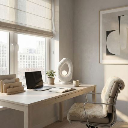 Brilagi - Galda lampa WABI SABI 1xG9/8W/230V balta