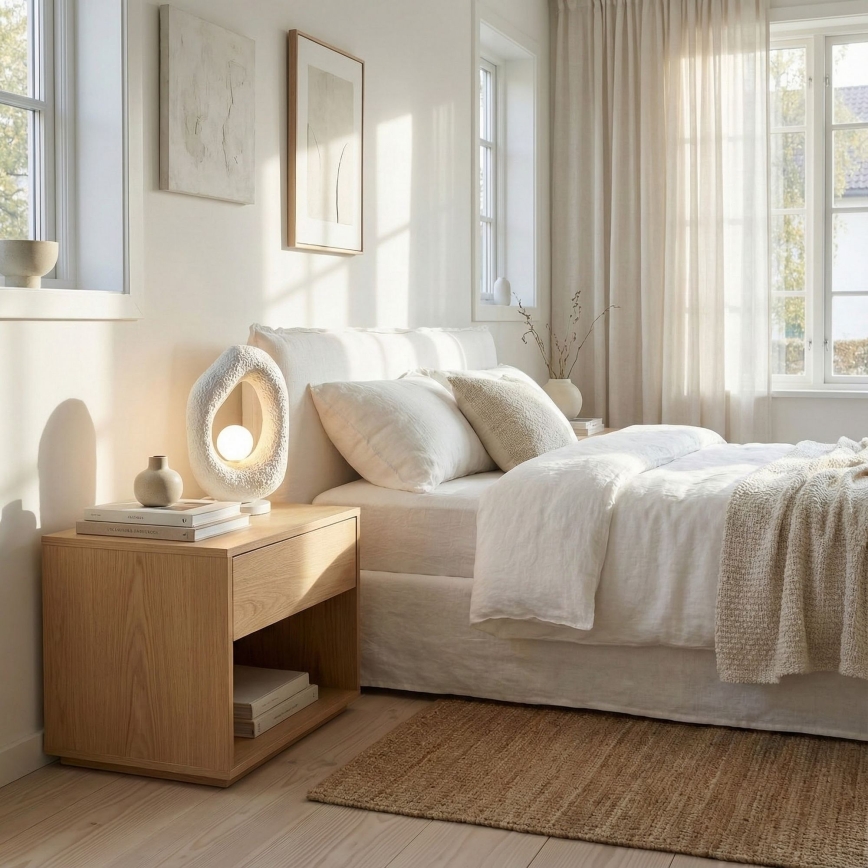 Brilagi - Galda lampa WABI SABI 1xG9/8W/230V balta