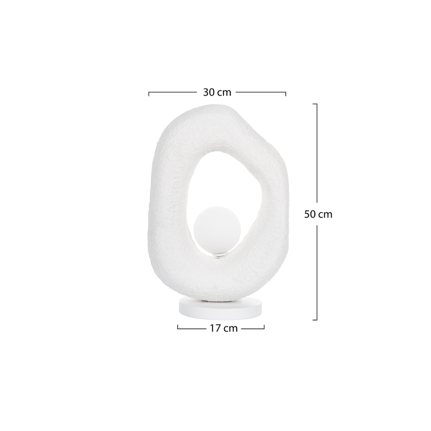 Brilagi - Galda lampa WABI SABI 1xG9/8W/230V balta