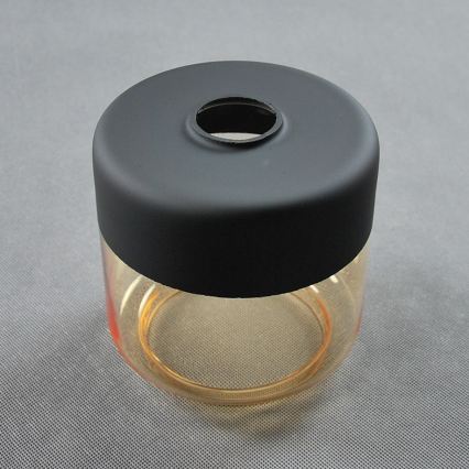 BRILAGI - Galda lampa WOOD GLASS 1xE27/40W/230V brūna/melna/dūmakaina bēša