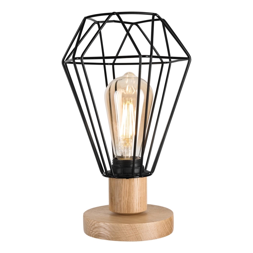 Brilagi - Galda lampa WOODY BASKET 1xE27/60W/230V ozols