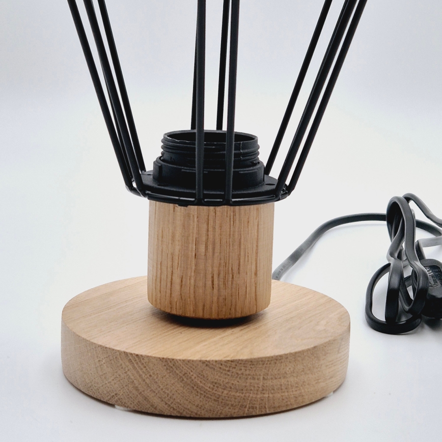 Brilagi - Galda lampa WOODY BASKET 1xE27/60W/230V ozols