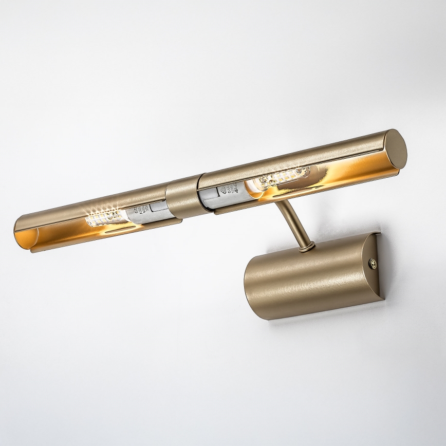 Brilagi - Gleznu gaismeklis DANAE 2xE14/40W/230V zelta