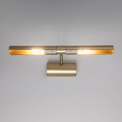 Brilagi - Gleznu gaismeklis DANAE 2xE14/40W/230V zelta