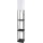 Brilagi - Grīdas lampa ar plauktiem GRADUS 1xE27/40W/230V melna/balta