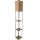Brilagi - Grīdas lampa ar plauktiem GRADUS 1xE27/40W/230V pelēka/bēša