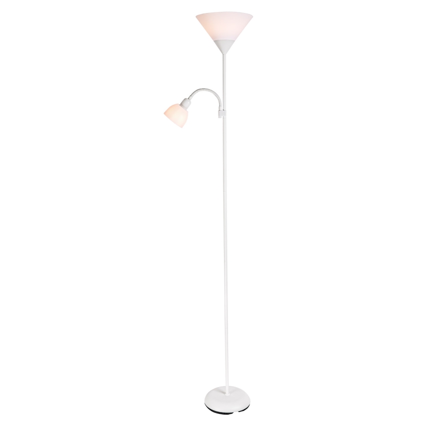 Brilagi - Grīdas lampa ARIANA 1xE27/100W/230V + 1xE14/25W balta