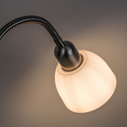 Brilagi - Grīdas lampa ARIANA 1xE27/100W/230V + 1xE14/25W matēts hroms