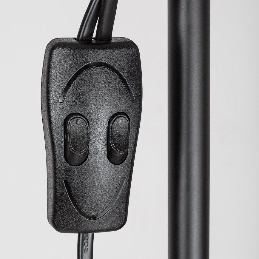 Brilagi - Grīdas lampa ARIANA 1xE27/100W/230V + 1xE14/25W melna