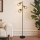 Brilagi - Grīdas lampa BASKLITE 3xE27/15W/230V koka/melna