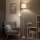 Brilagi - Grīdas lampa CERIA 1xE27/100W/230V + 1xE14/25W balta/pelēka