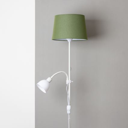 Brilagi - Grīdas lampa CERIA 1xE27/100W/230V + 1xE14/25W balta/zaļa