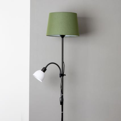 Brilagi - Grīdas lampa CERIA 1xE27/100W/230V + 1xE14/25W melna/zaļa