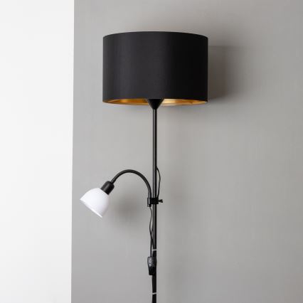 Brilagi - Grīdas lampa CERIA 2v1 1xE27/100W/230V + 1xE14/25W melna